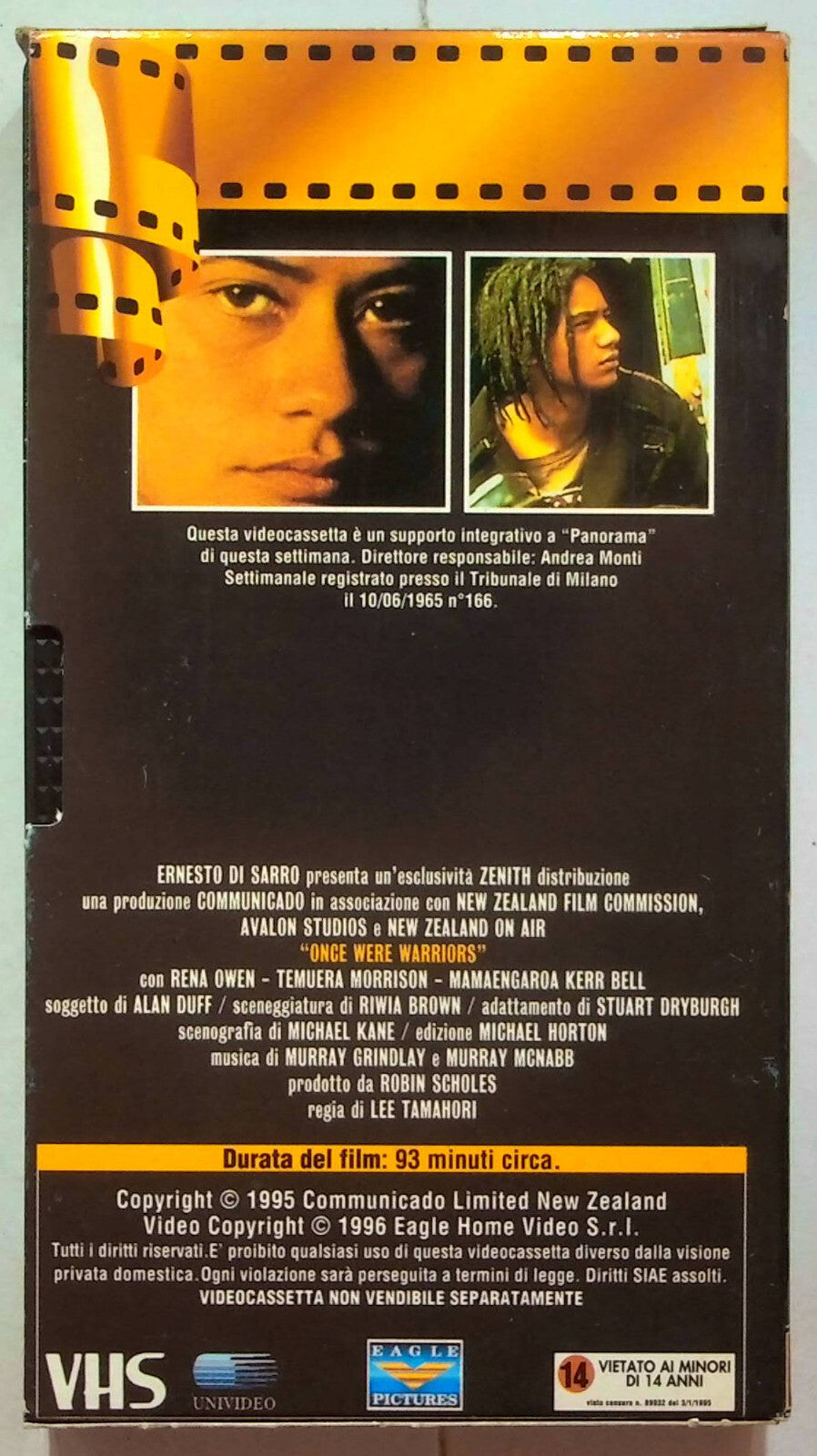 EBOND Once Were Warriors - Una Volta Erano Guerrieri Editoriale VHS VH001734