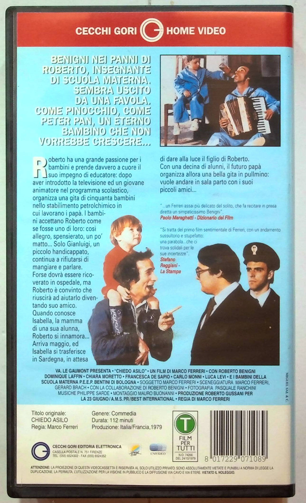 EBOND Chiedo Asilo VHS VH001781