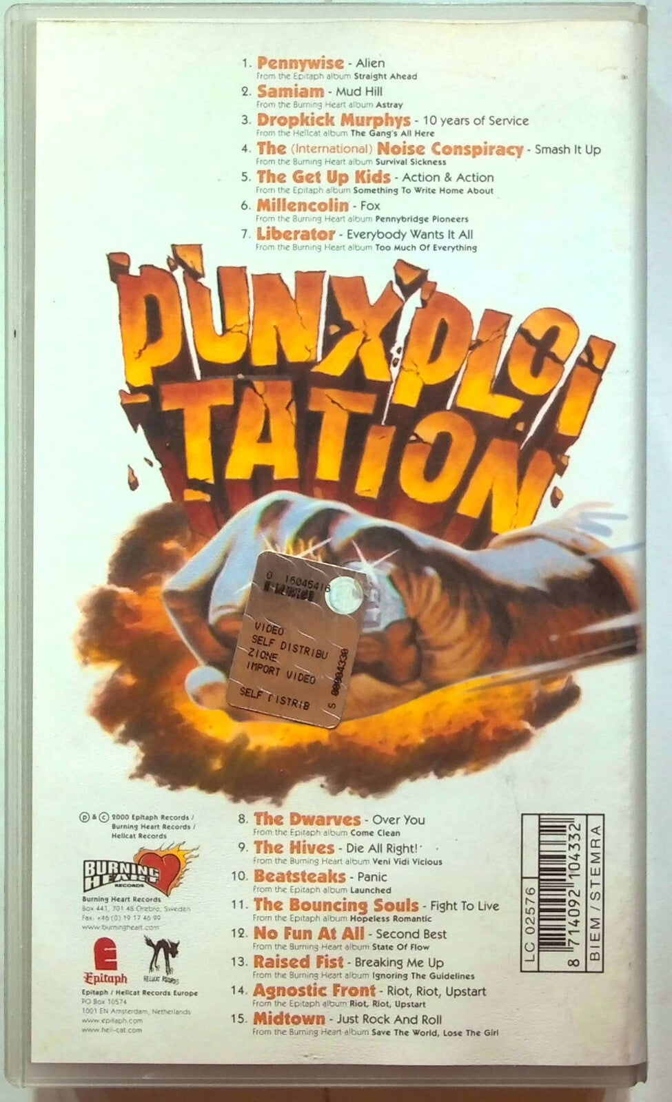 EBOND Punxploitation VHS VH001785