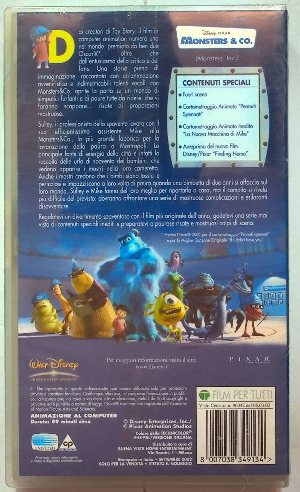 EBOND Monster & Co - Disney Pixar VHS VH001807