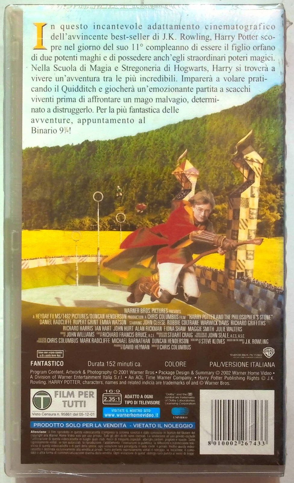 EBOND Harry Potter E La Pietra Filosofale VHS VH001822