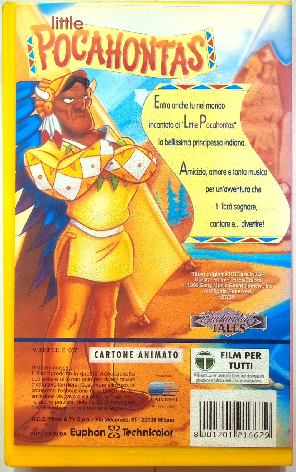 EBOND Little Pocahontas VHS VH001831