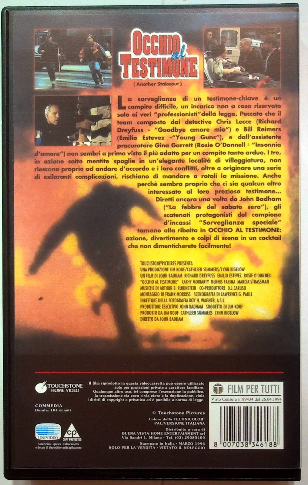 EBOND Occhio Al Testimone VHS VH001854