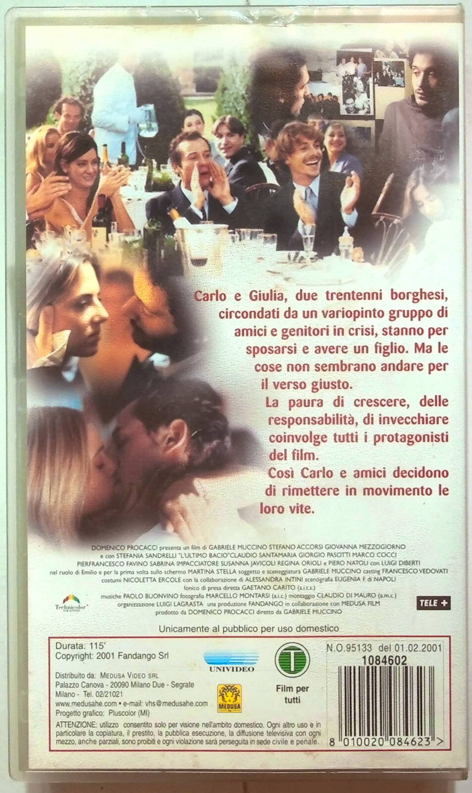 EBOND L'ultimo Bacio VHS VH001856
