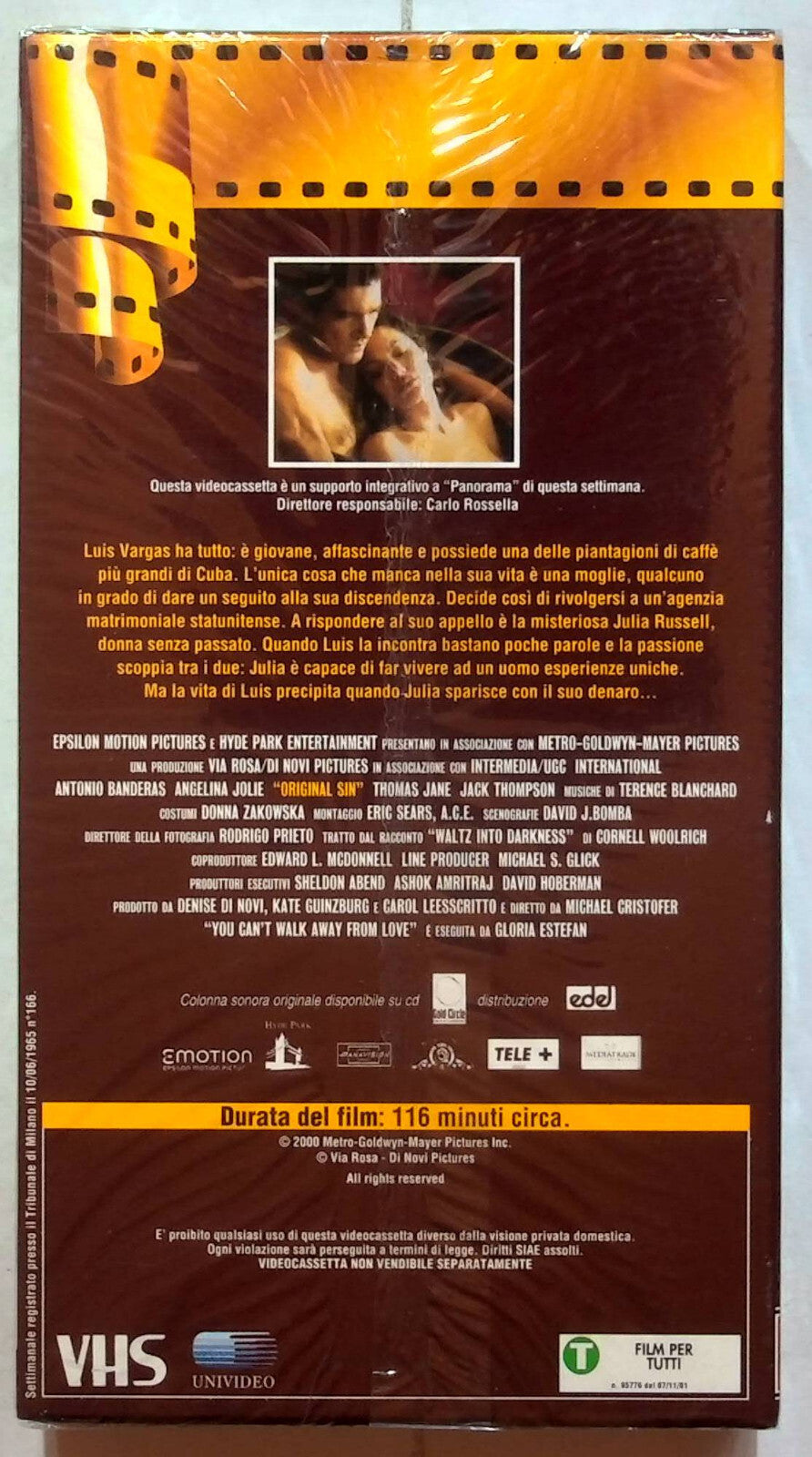 EBOND Original Sin Editoriale VHS VH001869