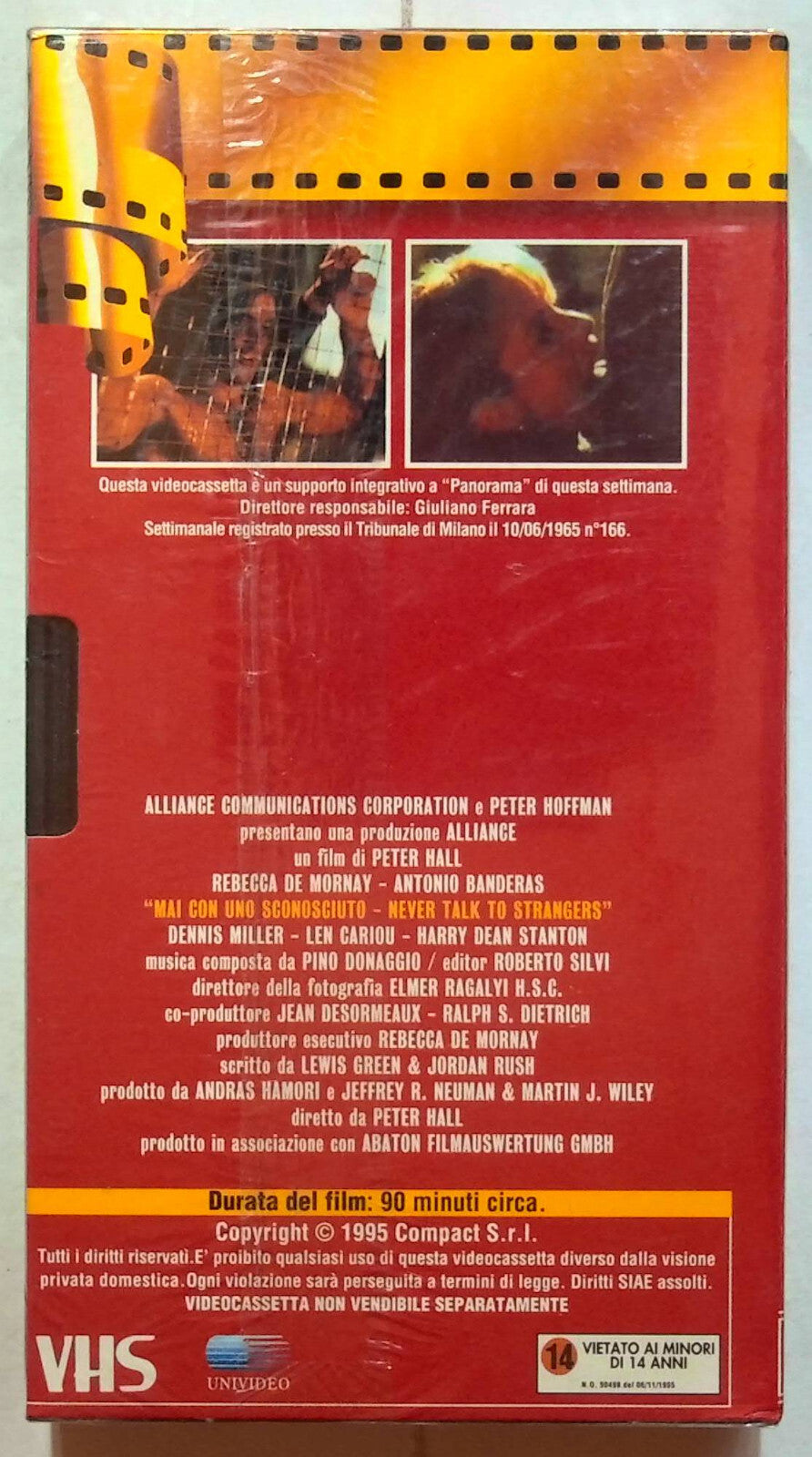 EBOND Mai Con Uno Sconosciuto Editoriale VHS VH001871