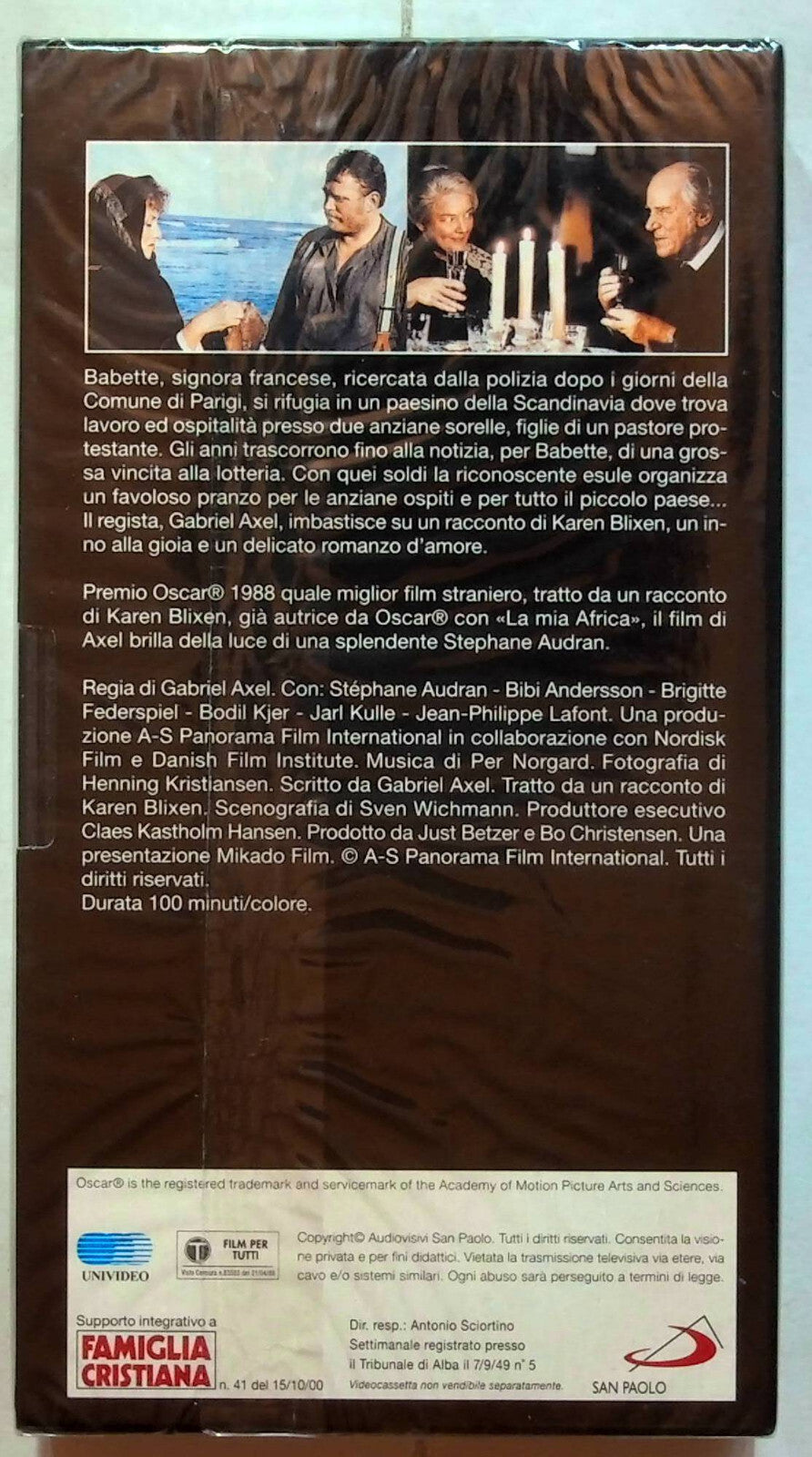 EBOND Il Pranzo Di Babette Editoriale VHS VH001872