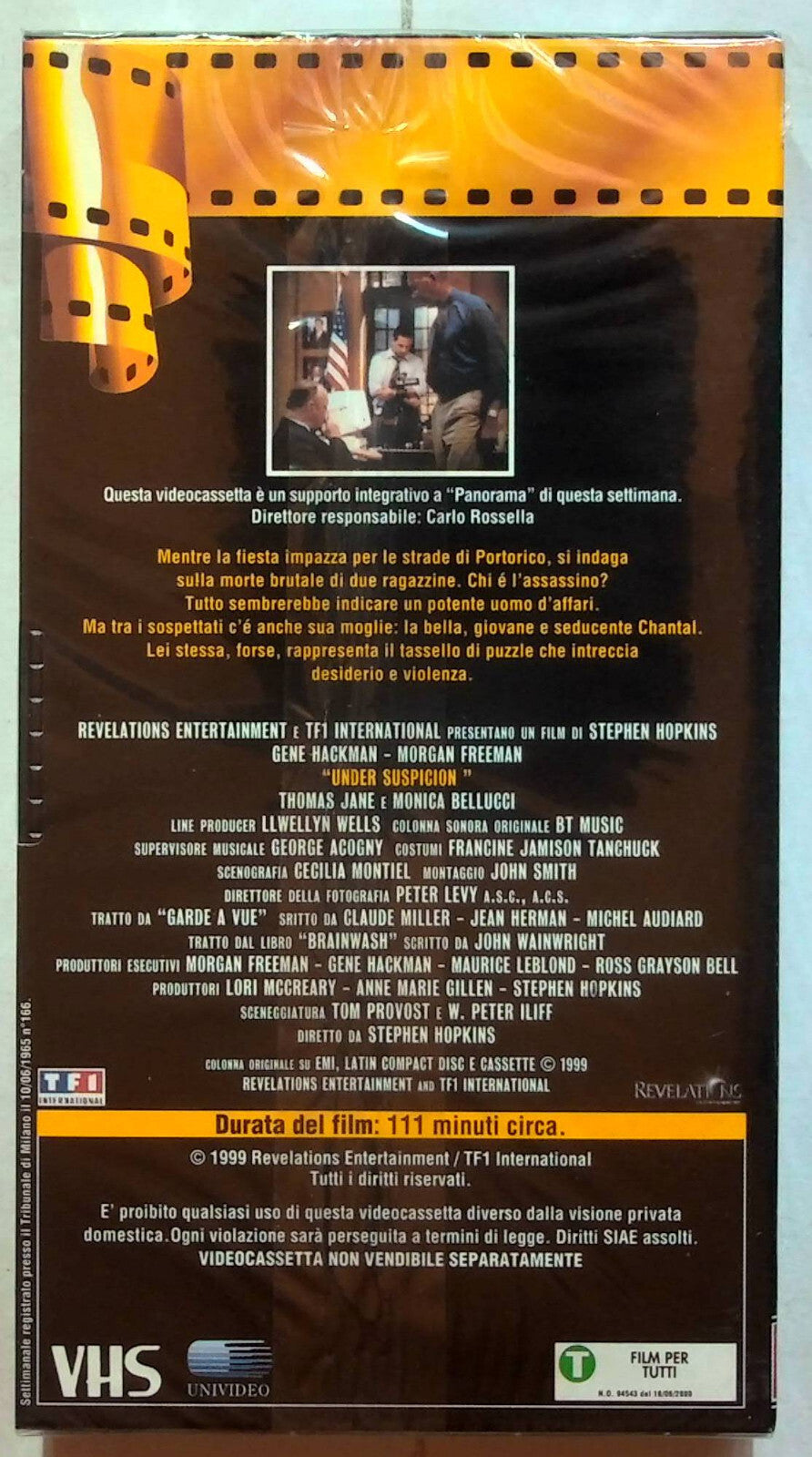 EBOND Under Suspicion Editoriale VHS VH001874