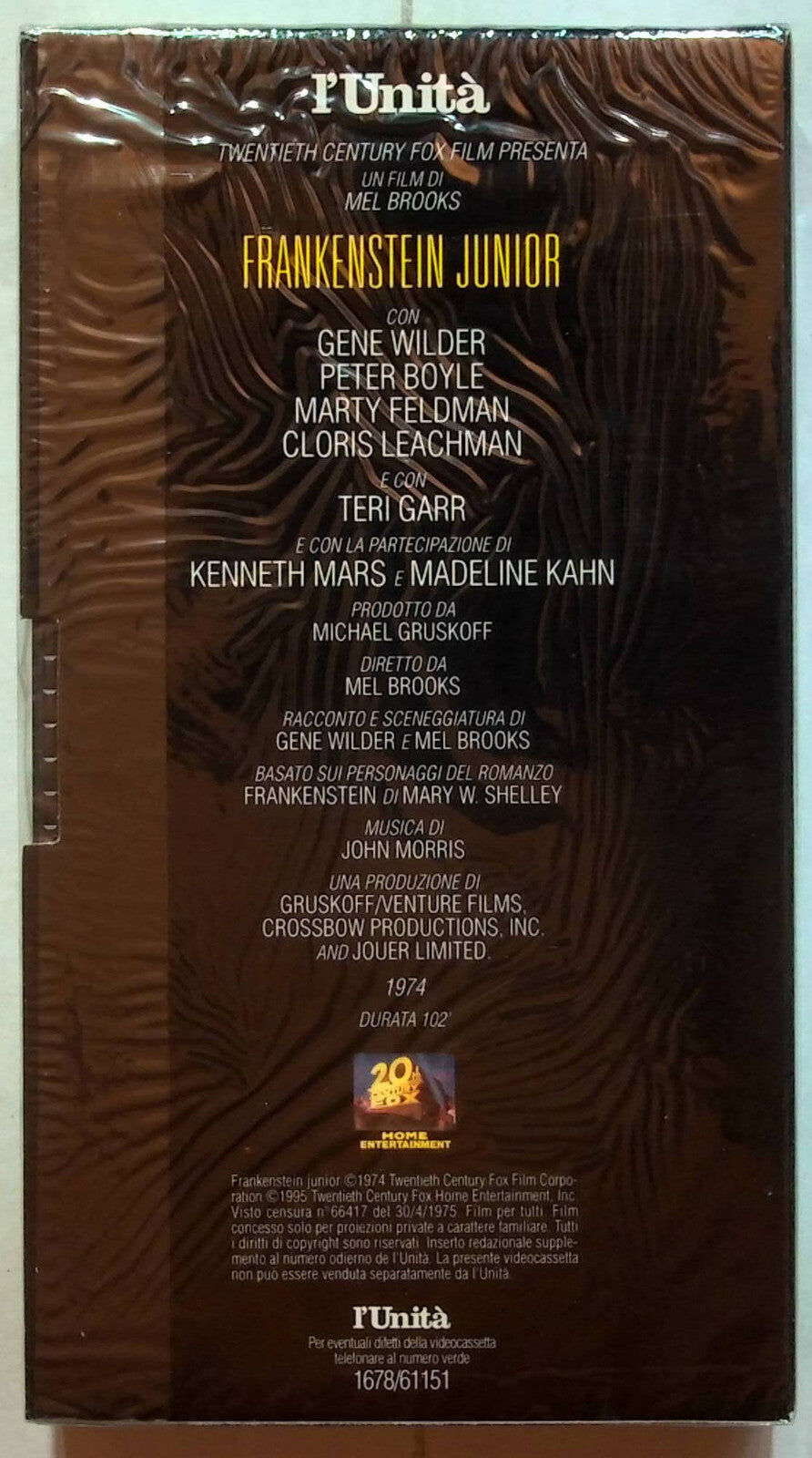 EBOND Frankenstein Junior Editoriale VHS VH001880