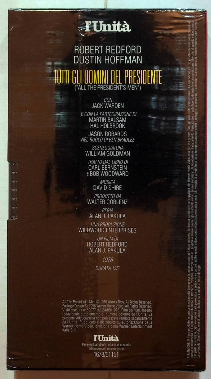 EBOND Tutti Gli Uomini Del Presidente Editoriale VHS VH001919