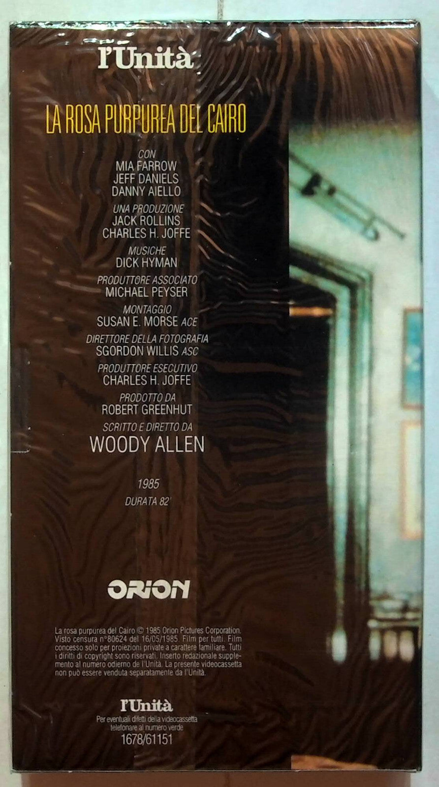 EBOND La Rosa Purpurea Del Cairo Editoriale VHS VH001920