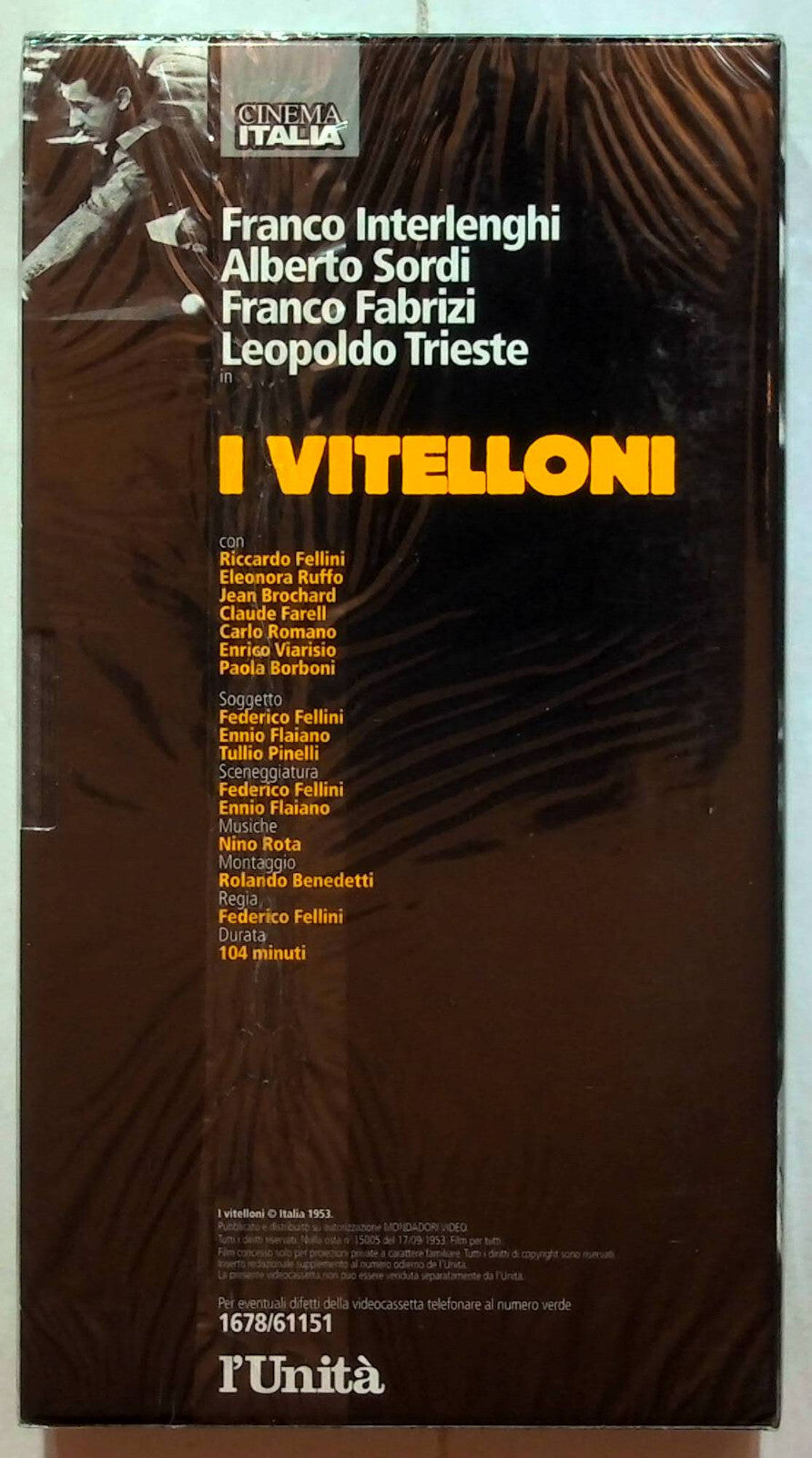 EBOND I Vitelloni Editoriale VHS VH001932