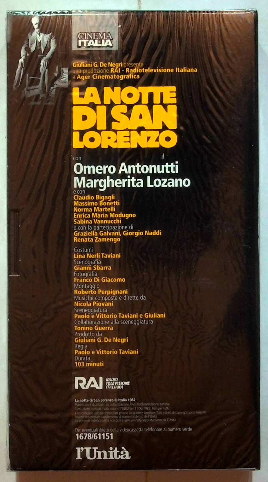 EBOND La Notte Di San Lorenzo Editoriale VHS VH001940