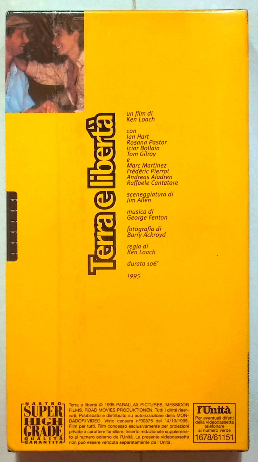 EBOND Terra e Liberta Editoriale VHS VH001941