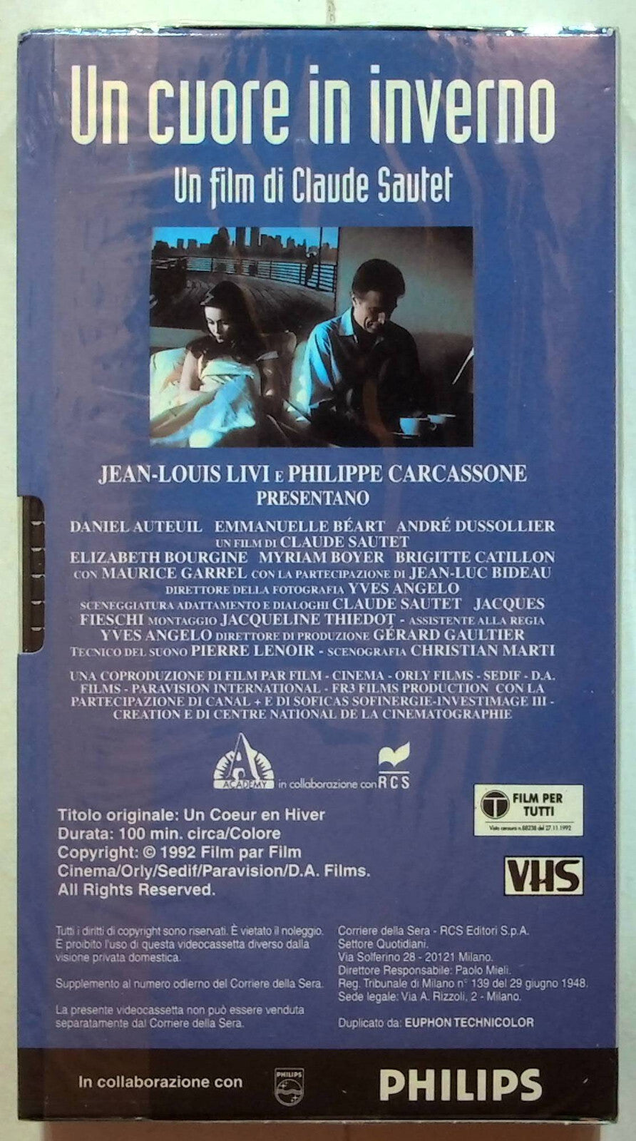 EBOND Un Cuore In Inverno Editoriale VHS VH001952