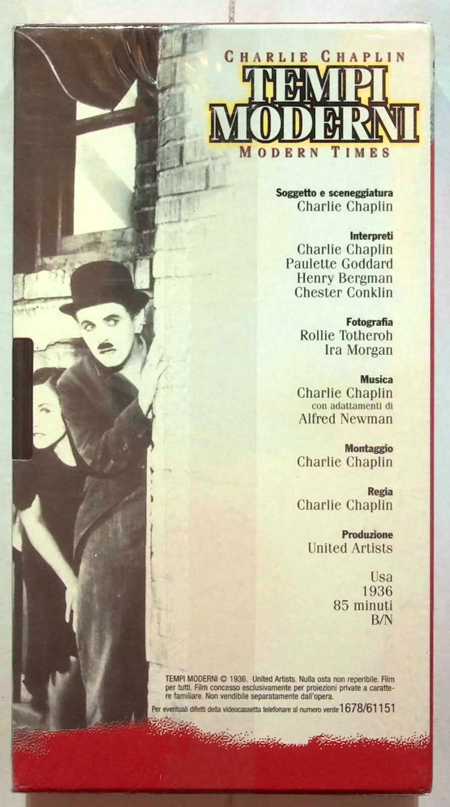 EBOND Tempi Moderni Editoriale VHS VH001954