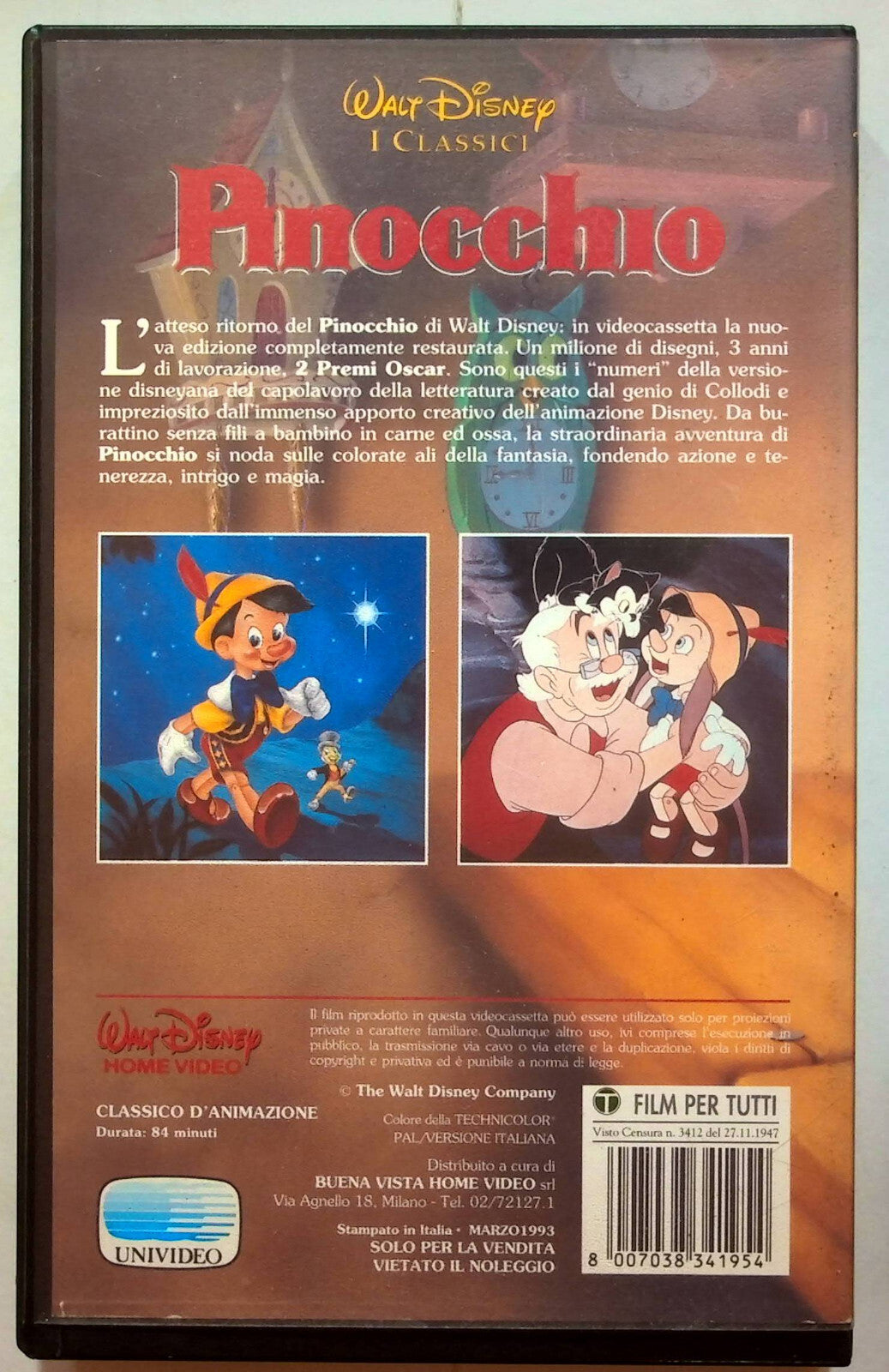 EBOND Pinnocchio - Walt Disney i Classici VHS VH002057
