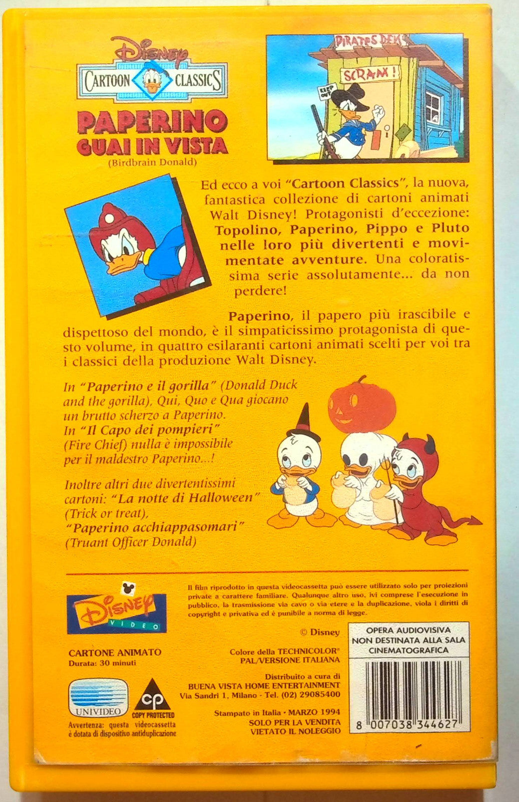 EBOND Paperino Guiai In Vista - Walt Disney VHS VH002059