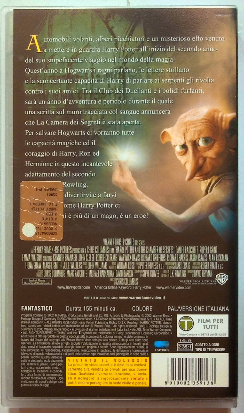 EBOND Harry Potter E La Camera Dei Segreti VHS VH002062