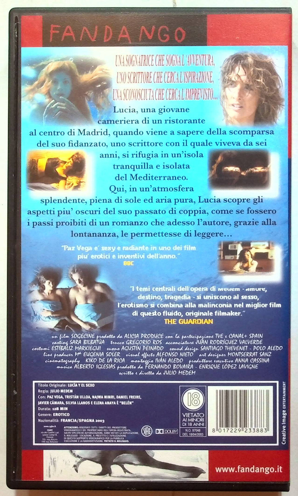 EBOND Lucia y El Sexo VHS VH002064