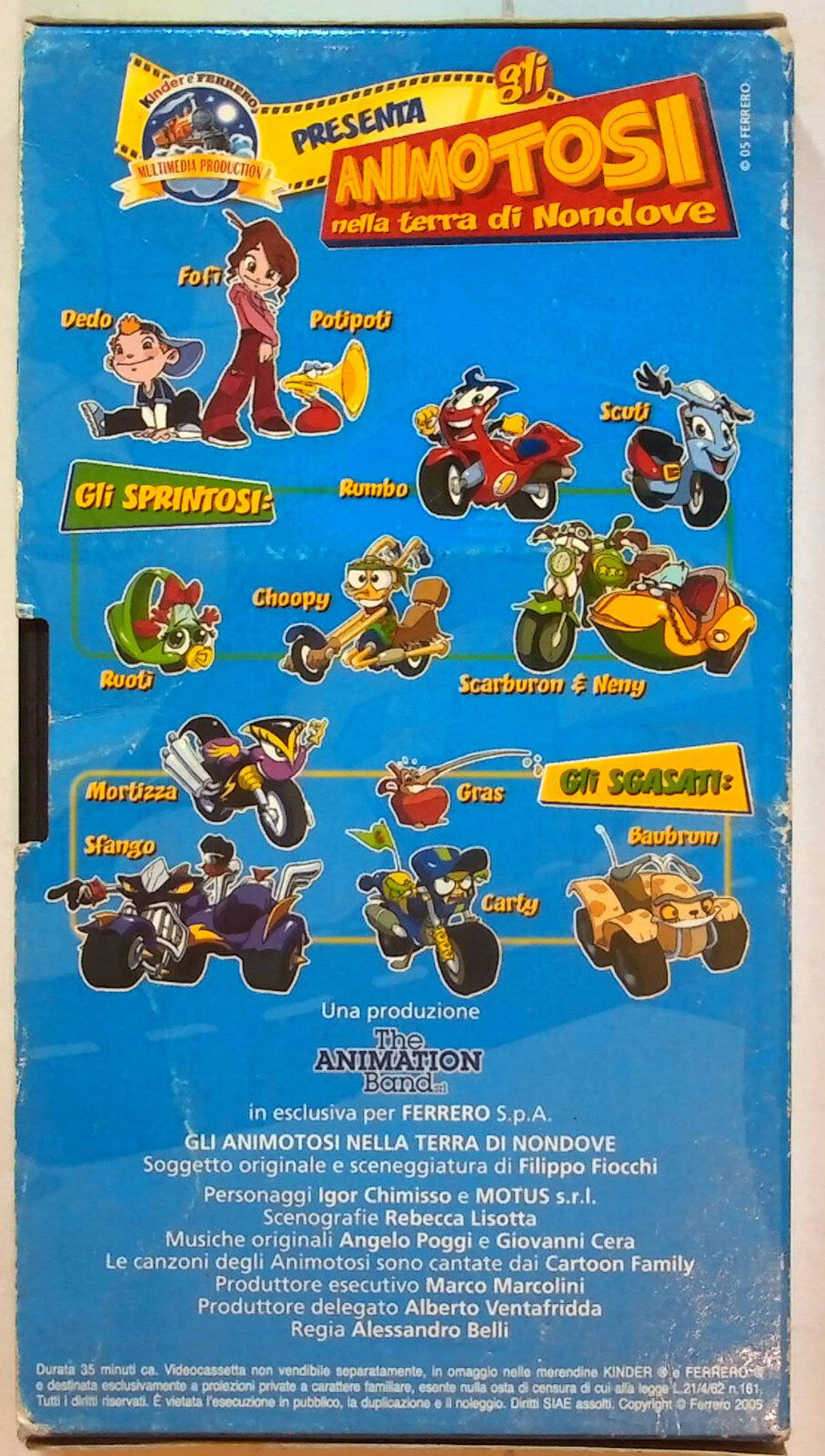 EBOND Gli Animatosi Nella Terra Di Nondove Editoriale VHS VH002067