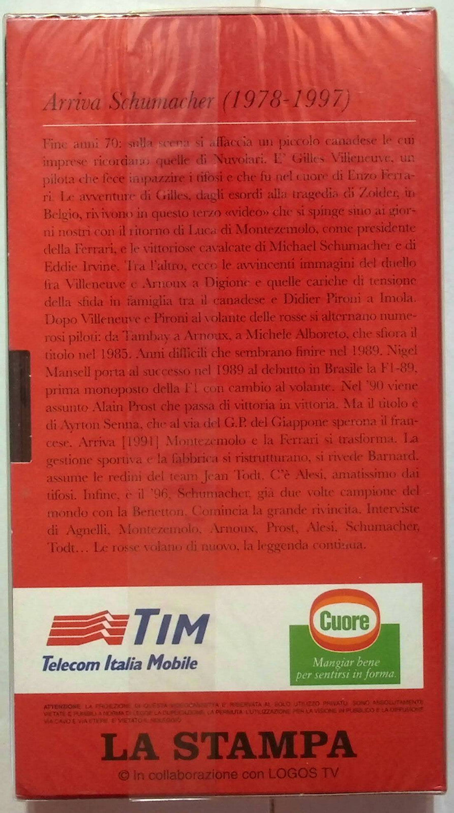 EBOND I 50 Anni Della Ferrari Arriva Schumacher 1978/97 Vol3 Edit. VHS VH002120