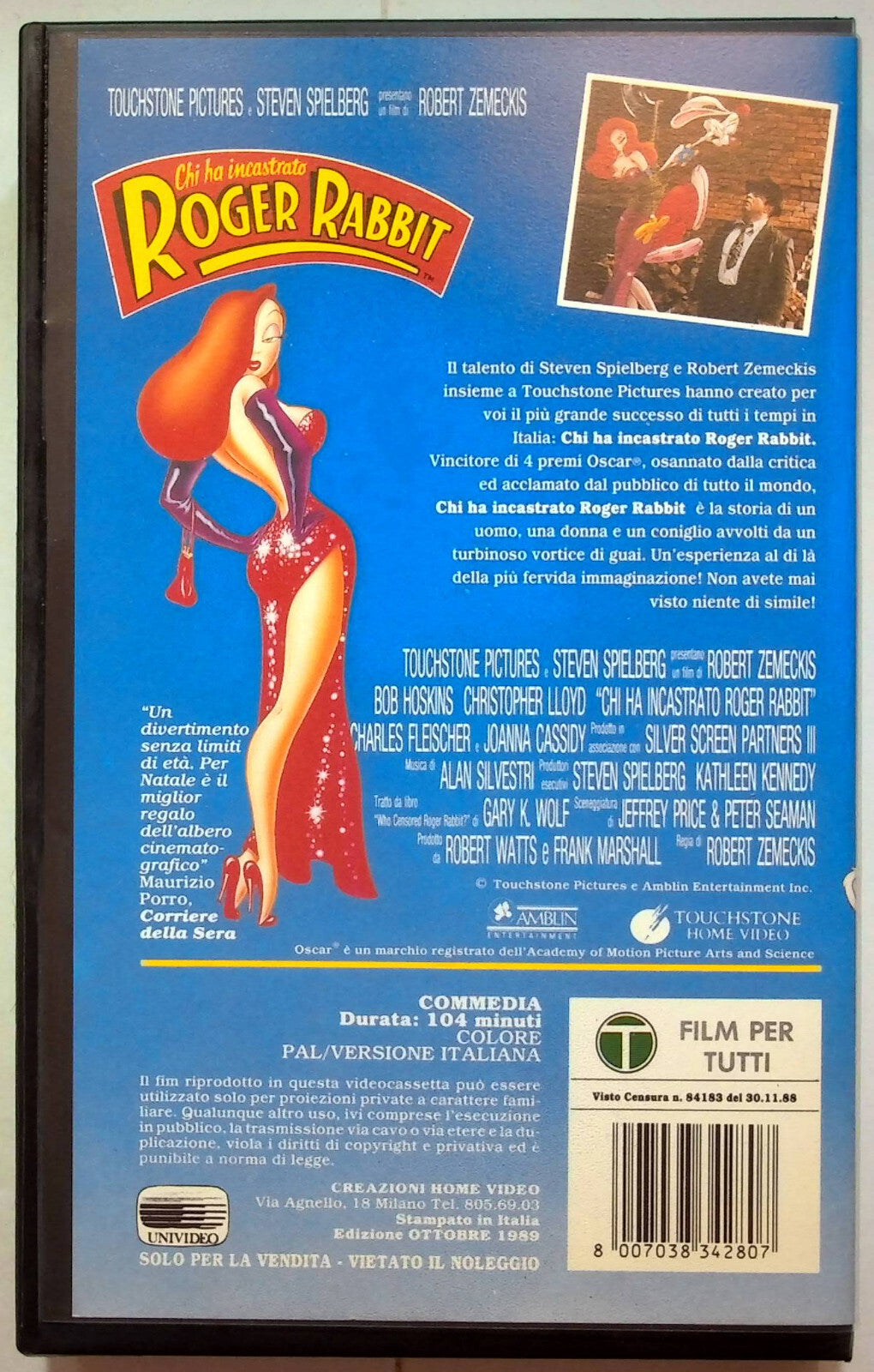 EBOND Chi Ha Incastrato Roger Rabbit - VHS VH002161