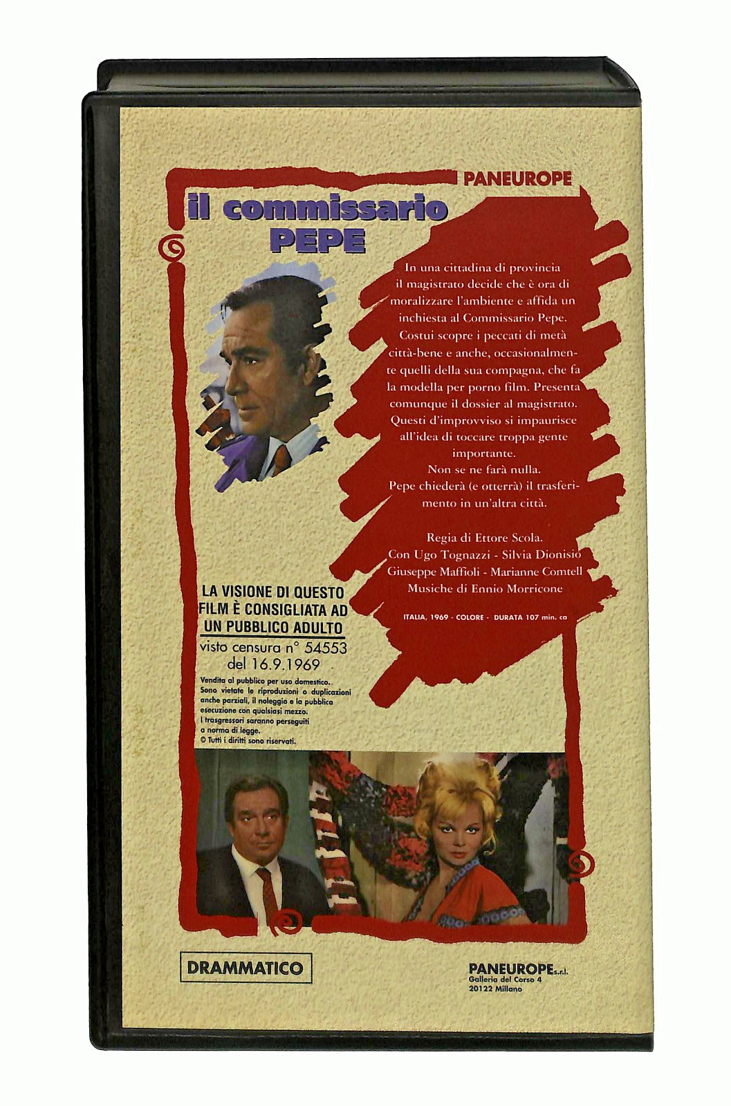 EBOND Il Commissario Pepe Ettore Scola Paneurope VHS VH002225