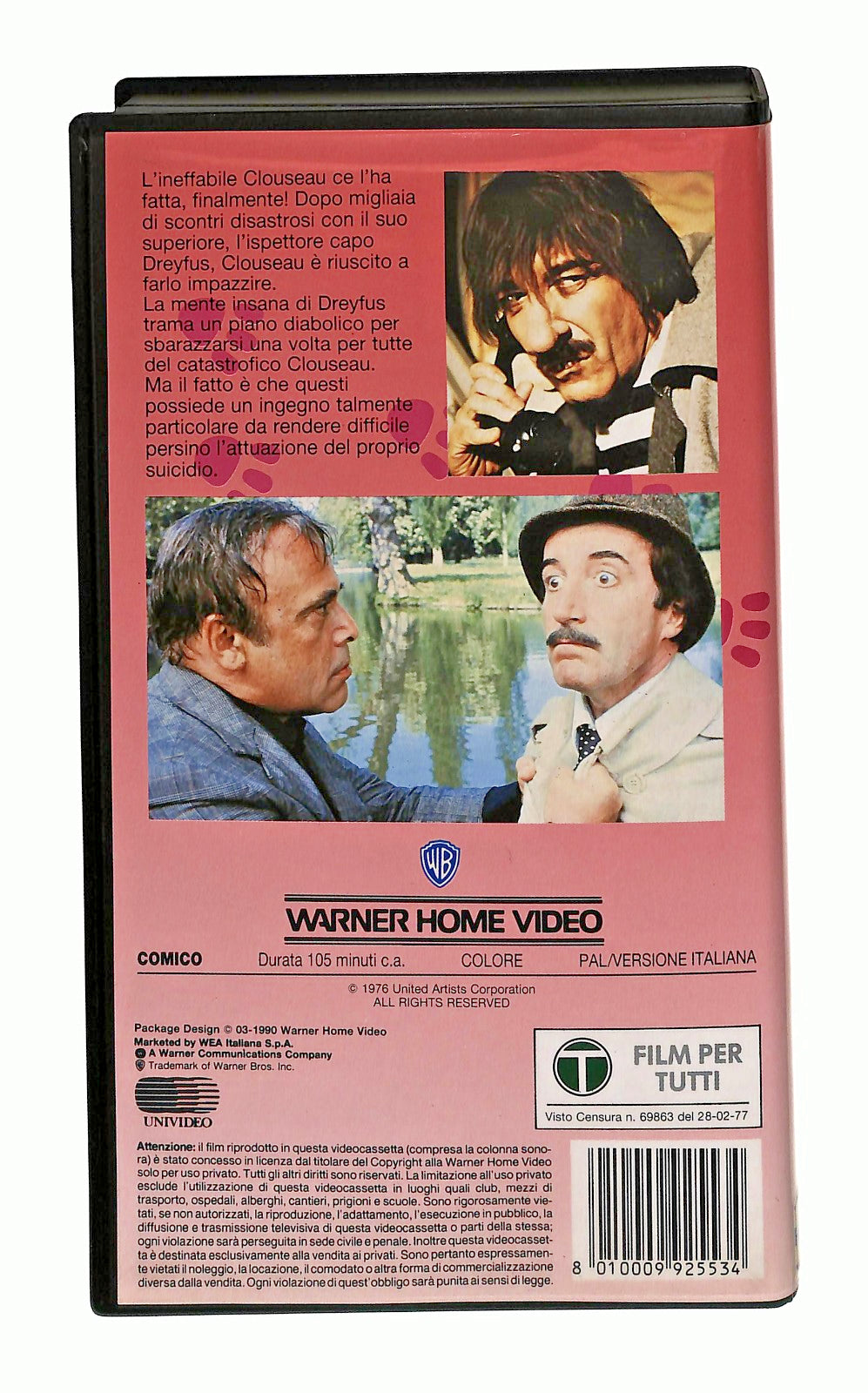 EBOND La Pantera Rosa Sfida l Ispettore Closeau Wb VHS VH002262