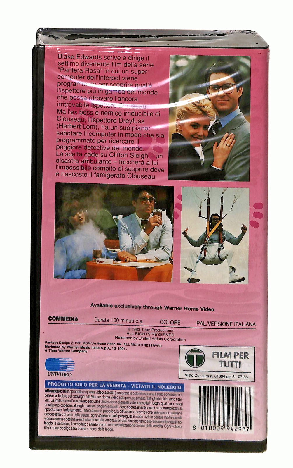 EBOND Pantera Rosa Il Mistero Closeau Mgm Ua VHS VH002270