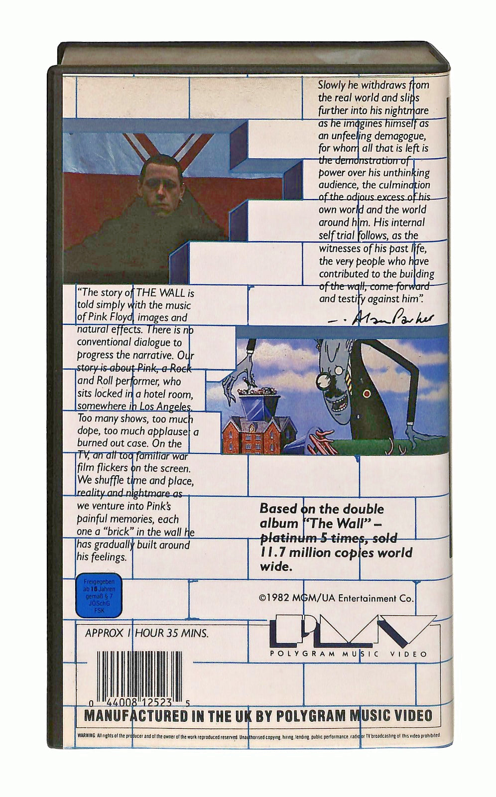 EBOND Pink Floyd The Wall No Ita VHS VH002306