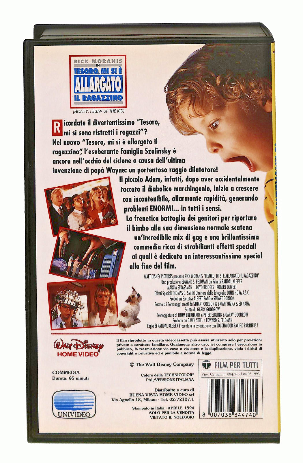 EBOND Tesoro Mi Si e Allargato Il Ragazzino Disney VHS VH002315