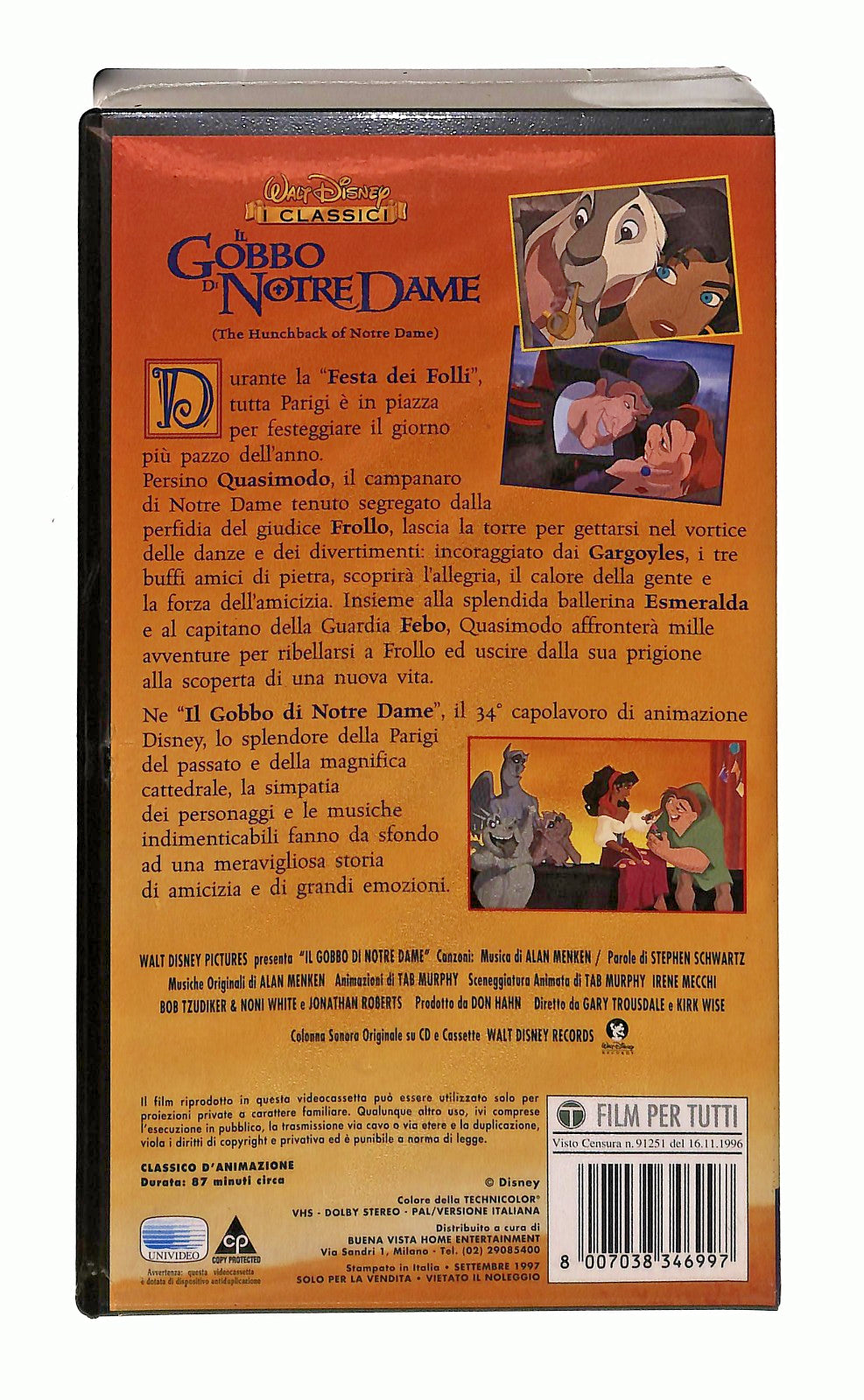 EBOND Il Gobbo Di Notre Dame Walt Disney I Classici VHS VH002321
