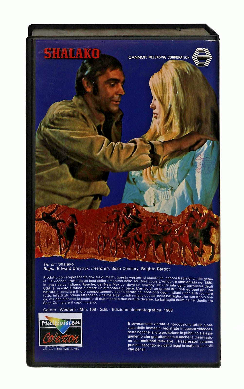 EBOND Shalako Sean Connery Bridgette Bardot VHS VH002334
