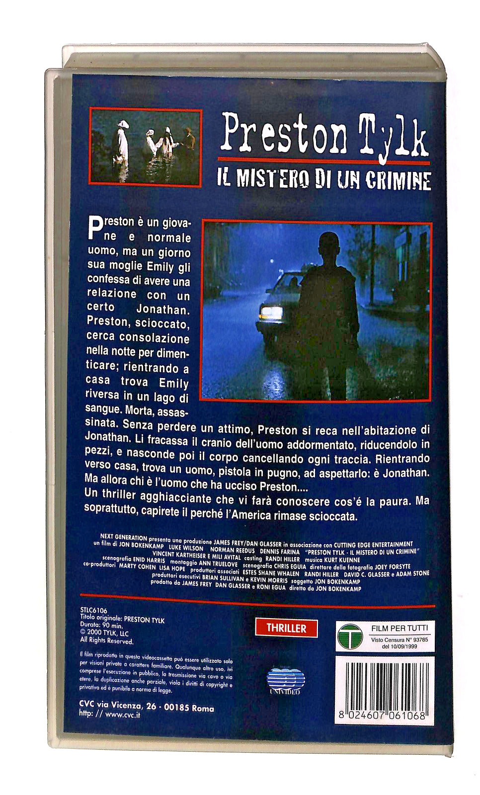EBOND Preston Tylk Il Mistero Di Un Crimine VHS VH002351