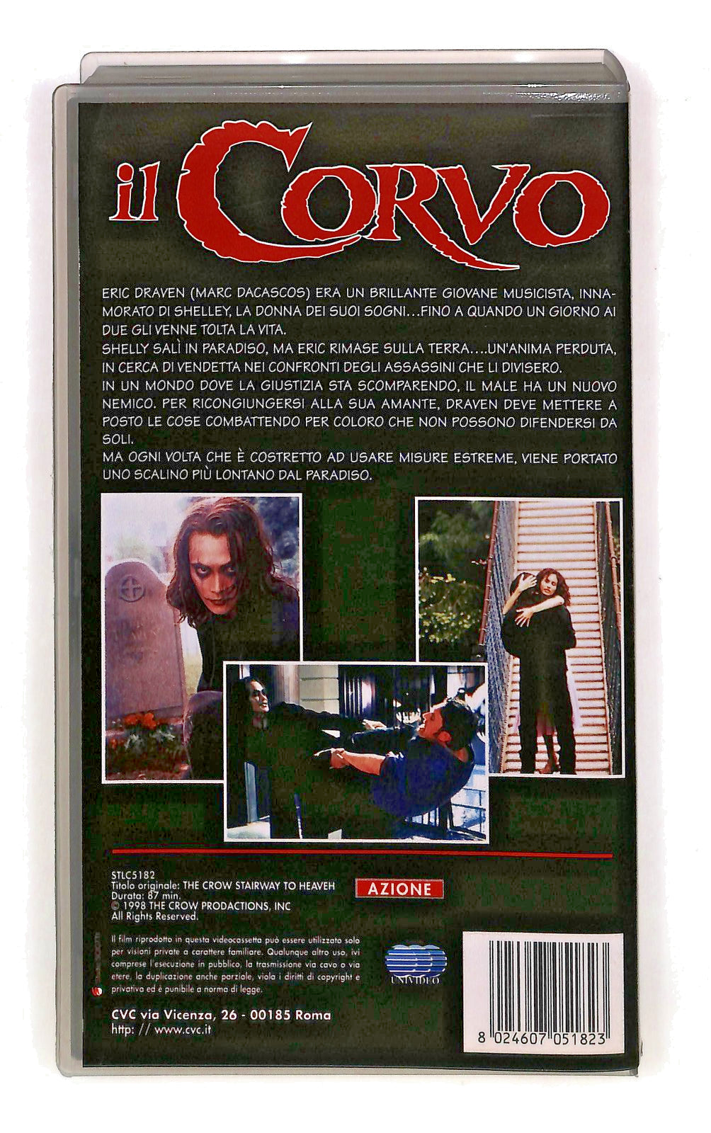 EBOND Il Corvo La Resurrezione Mark Dacascos Cvc VHS VH002354