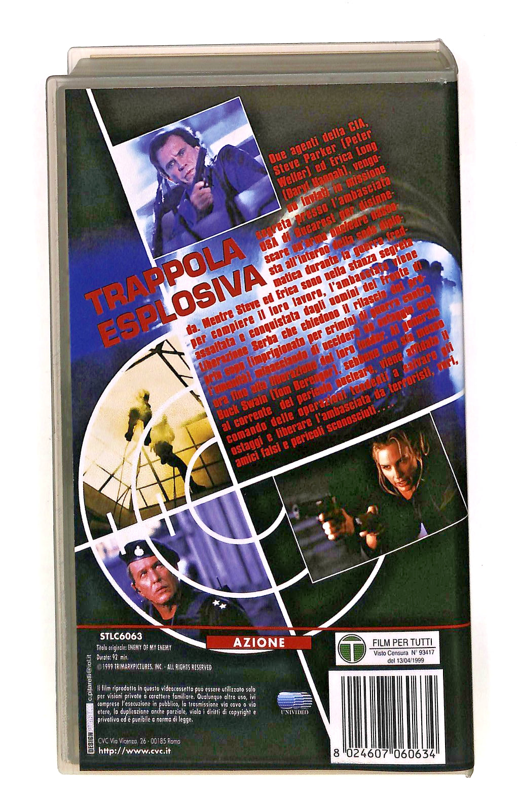 EBOND Trappola Esplosiva Weller Hannah Berenger Cvc VHS VH002368