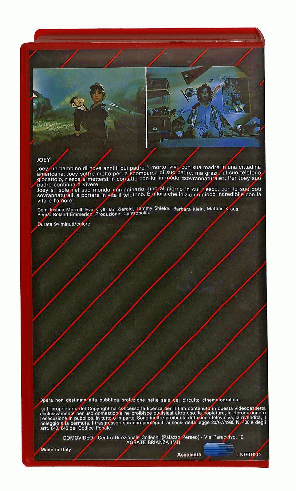 EBOND Joey Domovideo VHS VH002384