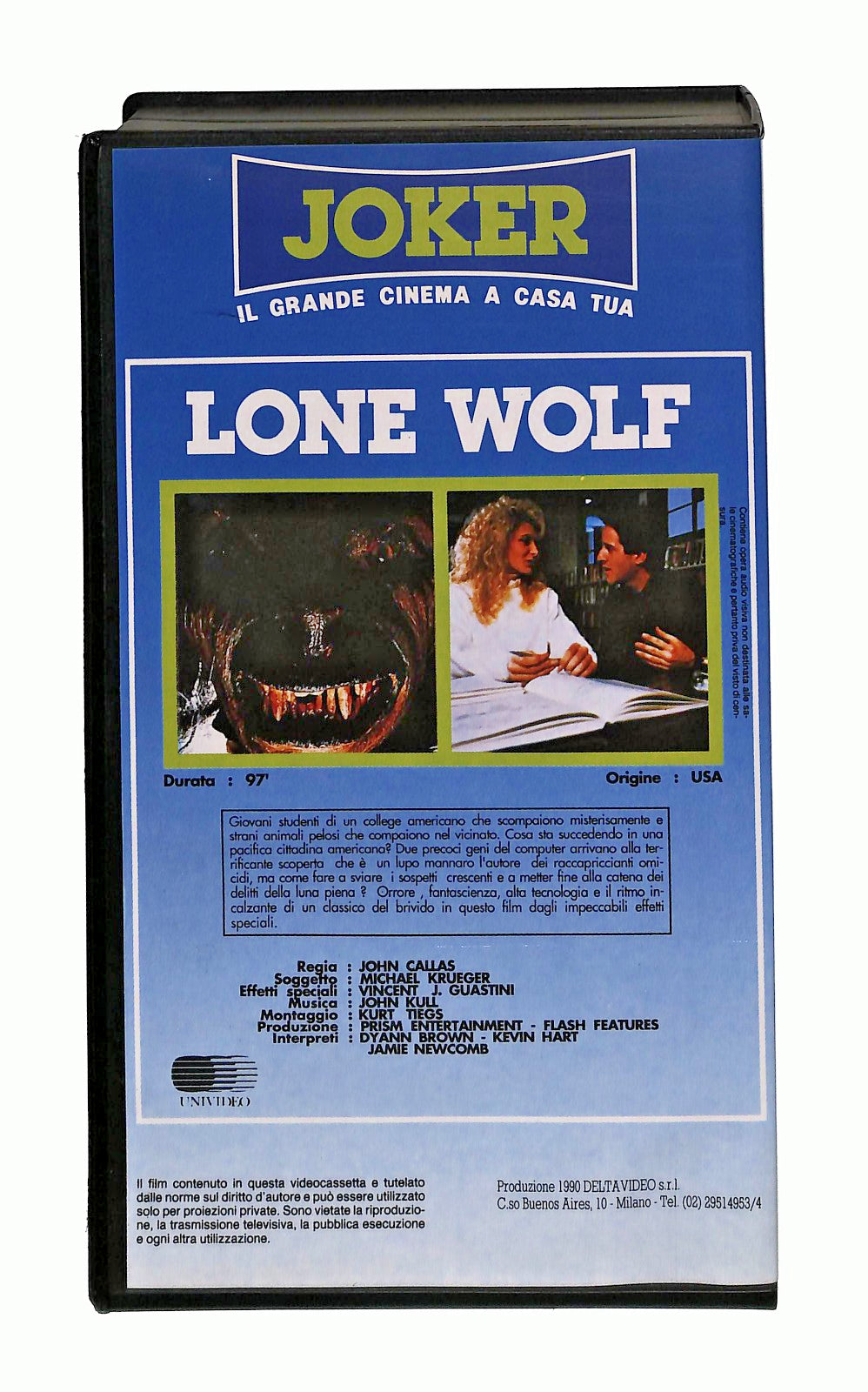 EBOND Lone Wolf Joker Deltavideo VHS VH002404