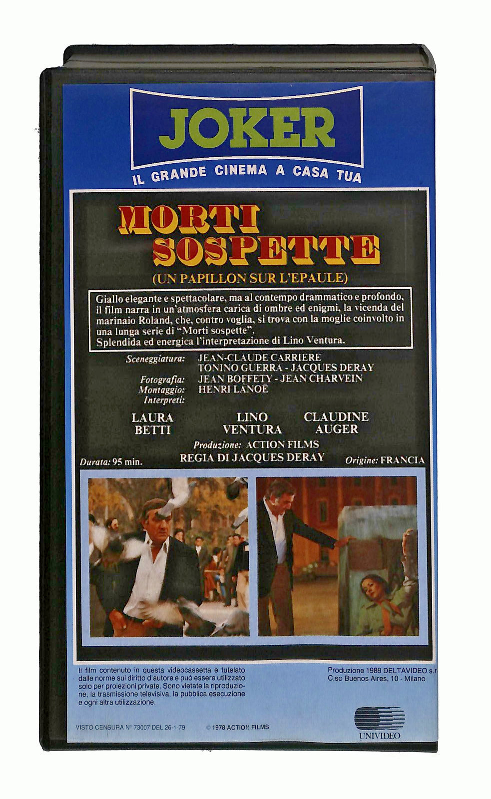 EBOND Morti Sopspette Lino Ventura Joker Deltavideo VHS VH002409