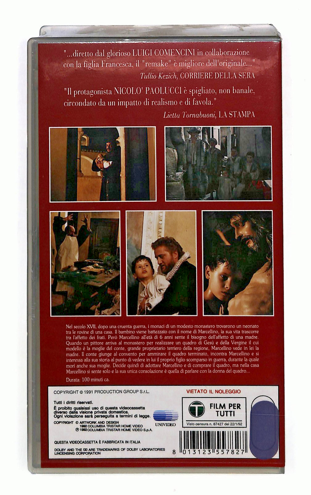 EBOND Marcellino Pane e Vino Luigi Comencini Columbia VHS VH002427