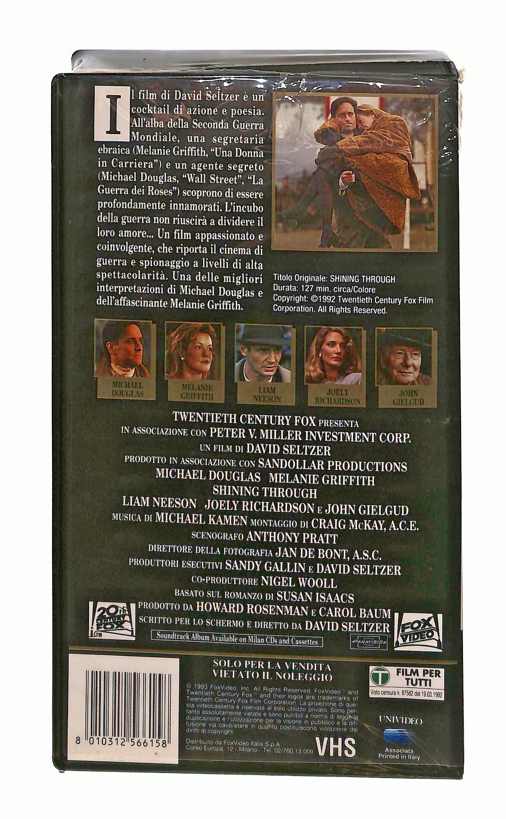 EBOND Vite Sospese Michael Douglas Melanie Griffith Fox VHS VH002438