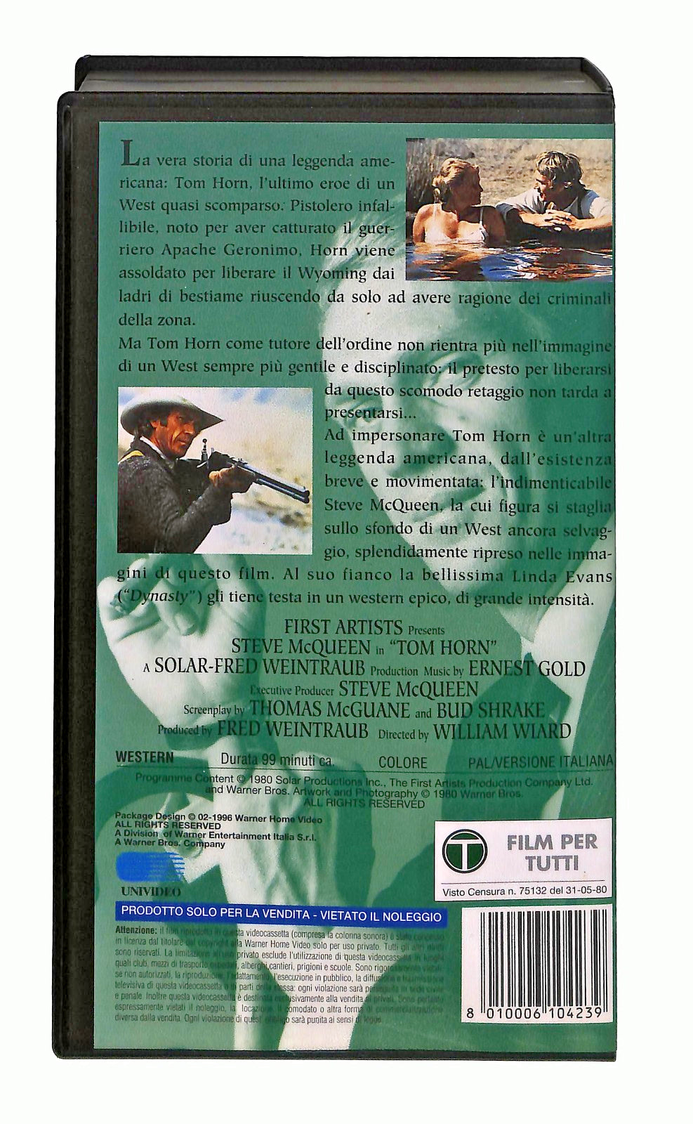 EBOND Tom Horn Steve Mcqueen Gli Scudi Wb VHS VH002451