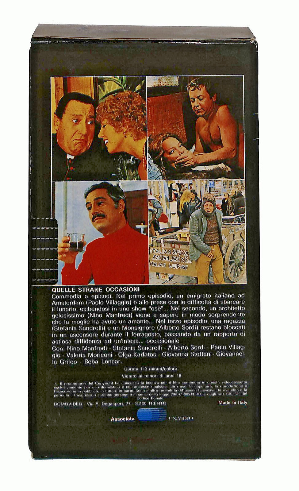 EBOND Quelle Strane Occasioni Sordi Sandrelli Manfredi Domovideo VHS VH002456