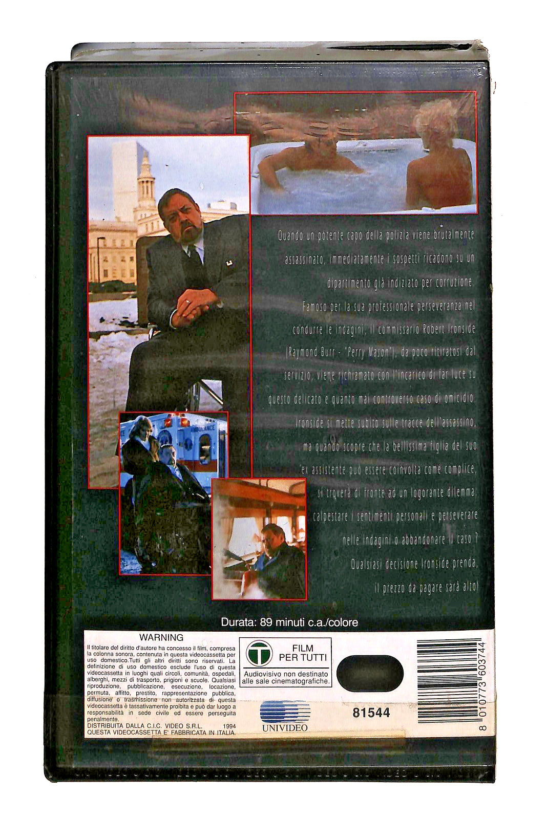 EBOND Il Ritorno Di Ironside Raymond Burr Universal VHS VH002503