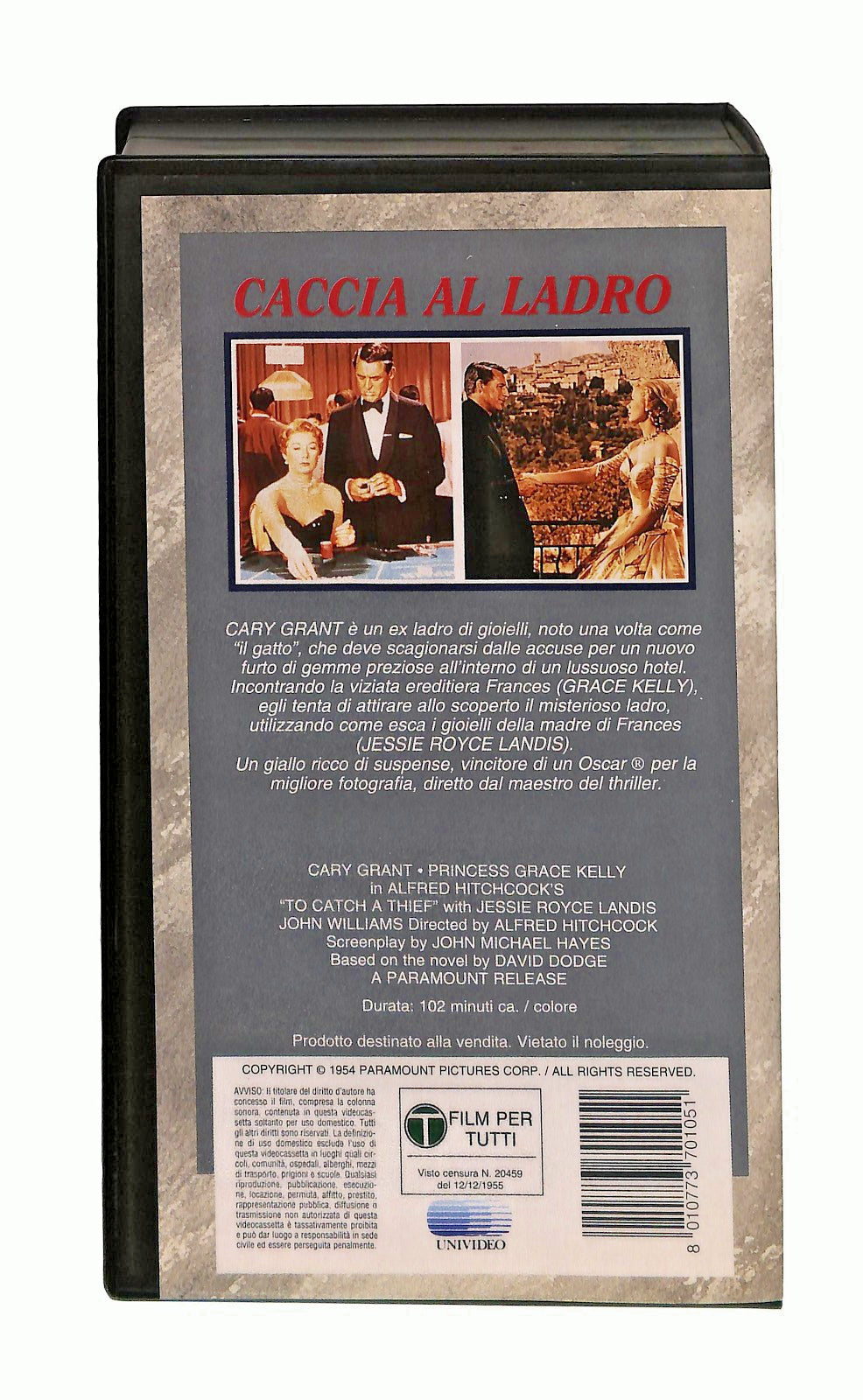 EBOND Caccia Al Ladro Hitchcock Cic Paramount VHS VH002513