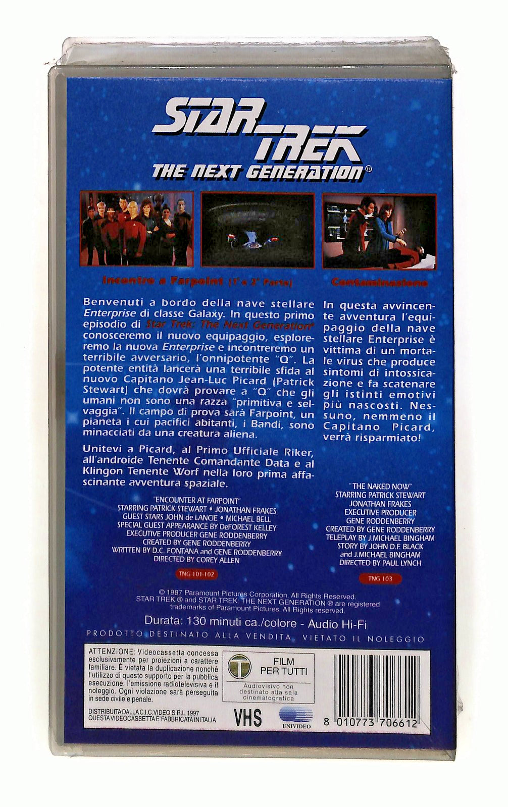 EBOND Star Trek The Next Generations Volume 1 Paramount Cic VHS VH002524