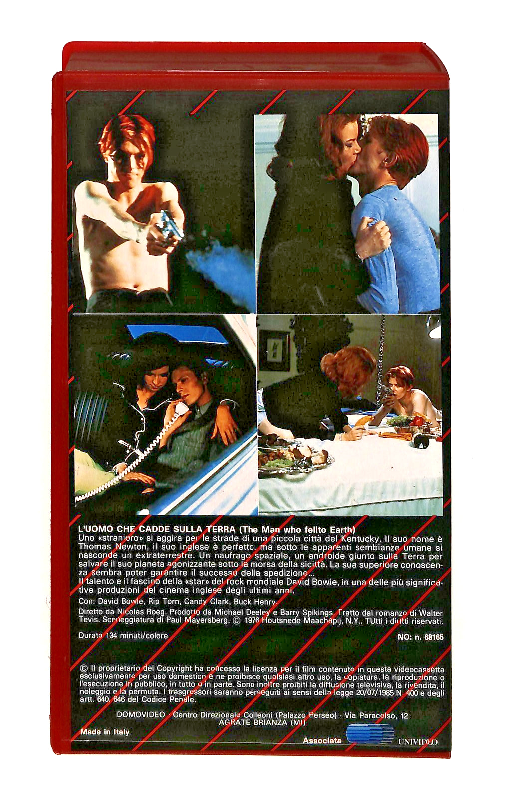 EBOND L Uomo Che Cadde Sulla Terra David Bowie Domovideo VHS VH002532