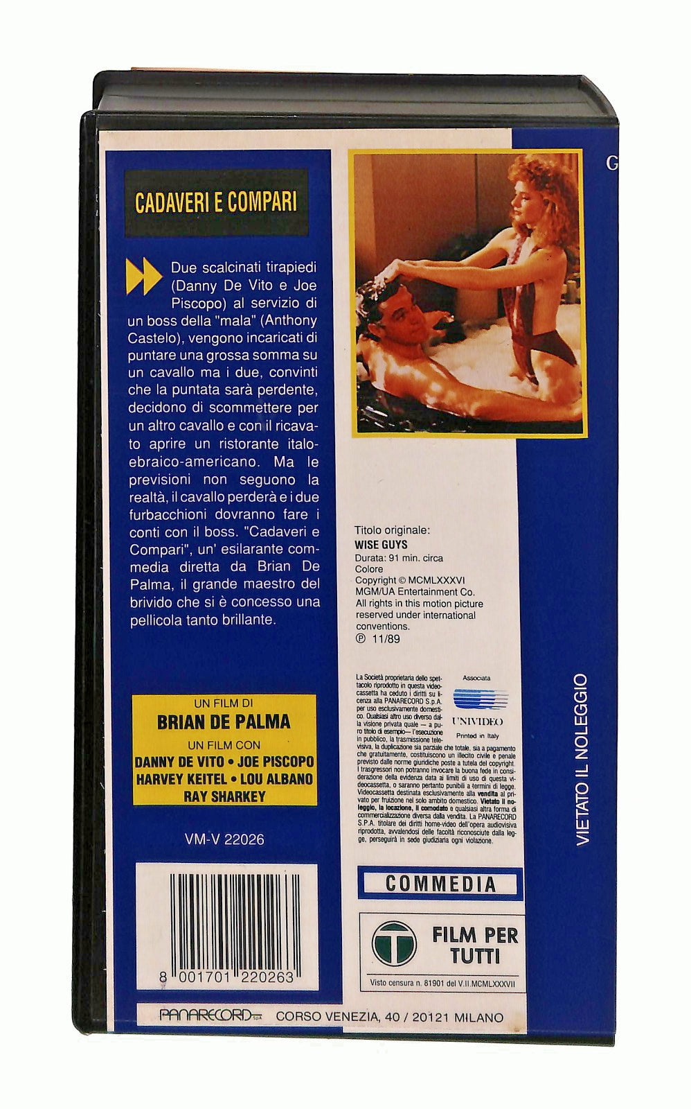 EBOND Cadaveri e Compari Panarecord Gallery Mgm Ua VHS VH002562