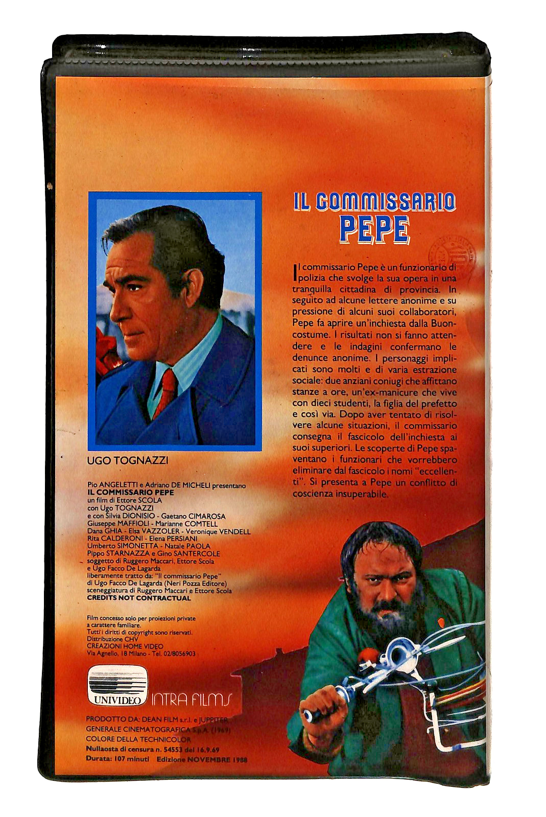 EBOND Il Commissario Pepe Scola Tognazzi Creazioni Home Video VHS VH002571